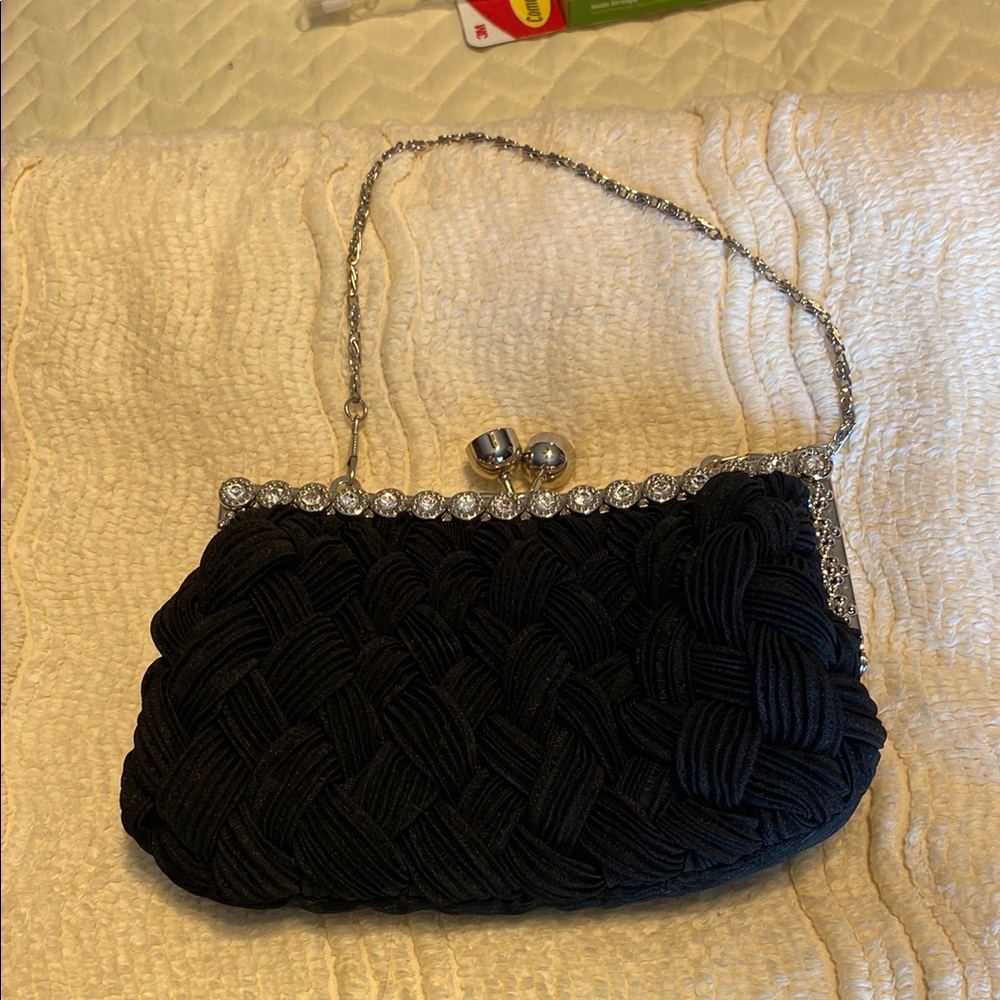 Elegant Black Evening Clutch
